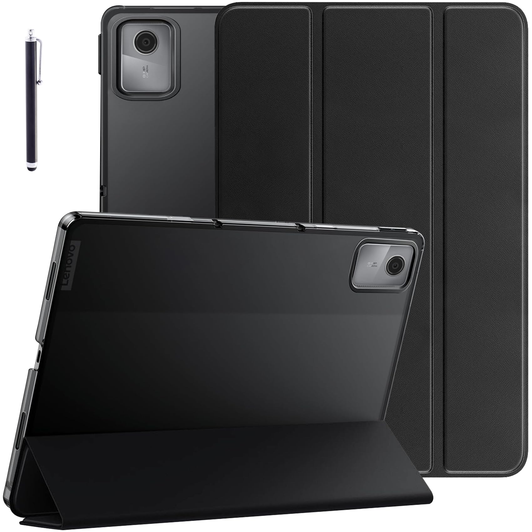 Robustrion Cover for Lenovo Tab M11 Cover Case, Flip Cover with Translucent Back for Lenovo Tab M11 Tablet 11 inch [ Auto Sleep Wake Support] - Black (B0CYGZFB6S) Amazon Price History, Amazon Price Tracker