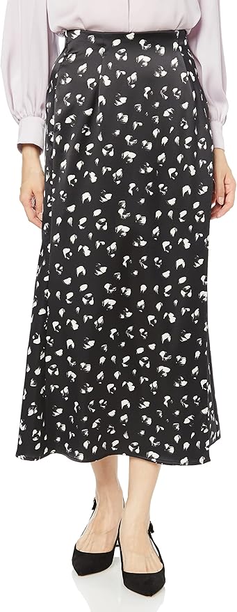 Amazon.co.jp: [フレイ アイディー] アシメヘムサテンプリントナロー  