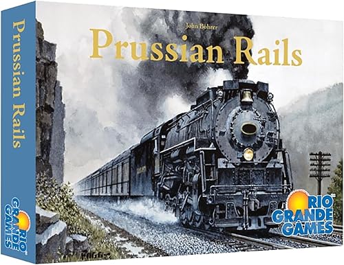 Miniatura 1 de Rio Grande Games Prussian Rails - Construye ferrocarriles en toda Alemania, juego de mesa de trenes, mayores de 14 años, 3-5 jugadores, 90-120