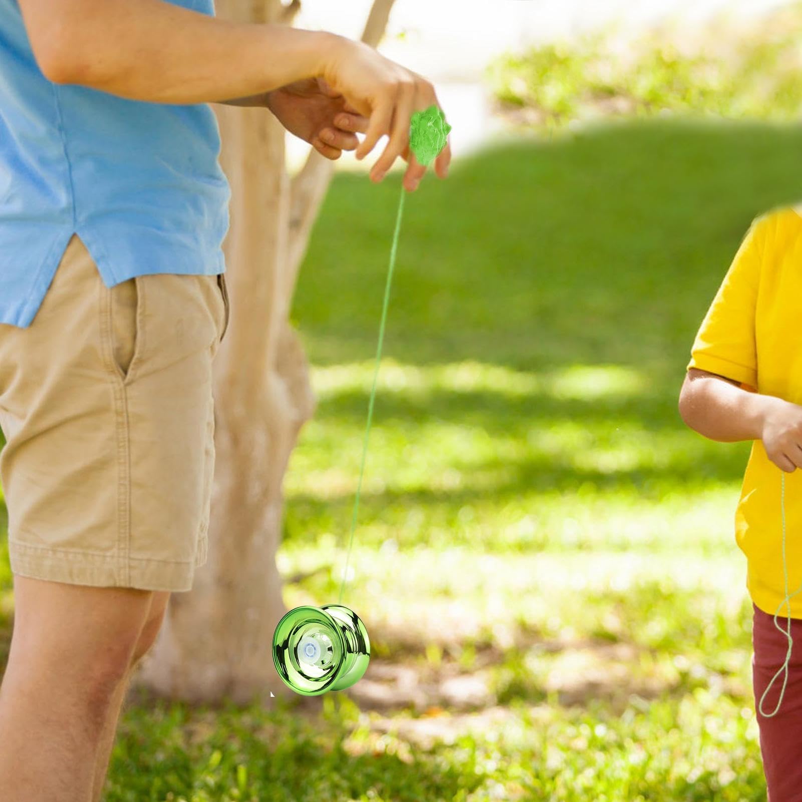 Yoyo Professionnel En Bois – Jouet Éducatif 8-12 Ans, Résistant Aux Chocs, Cadeau Anniversaire – Débutants Et Confirmés