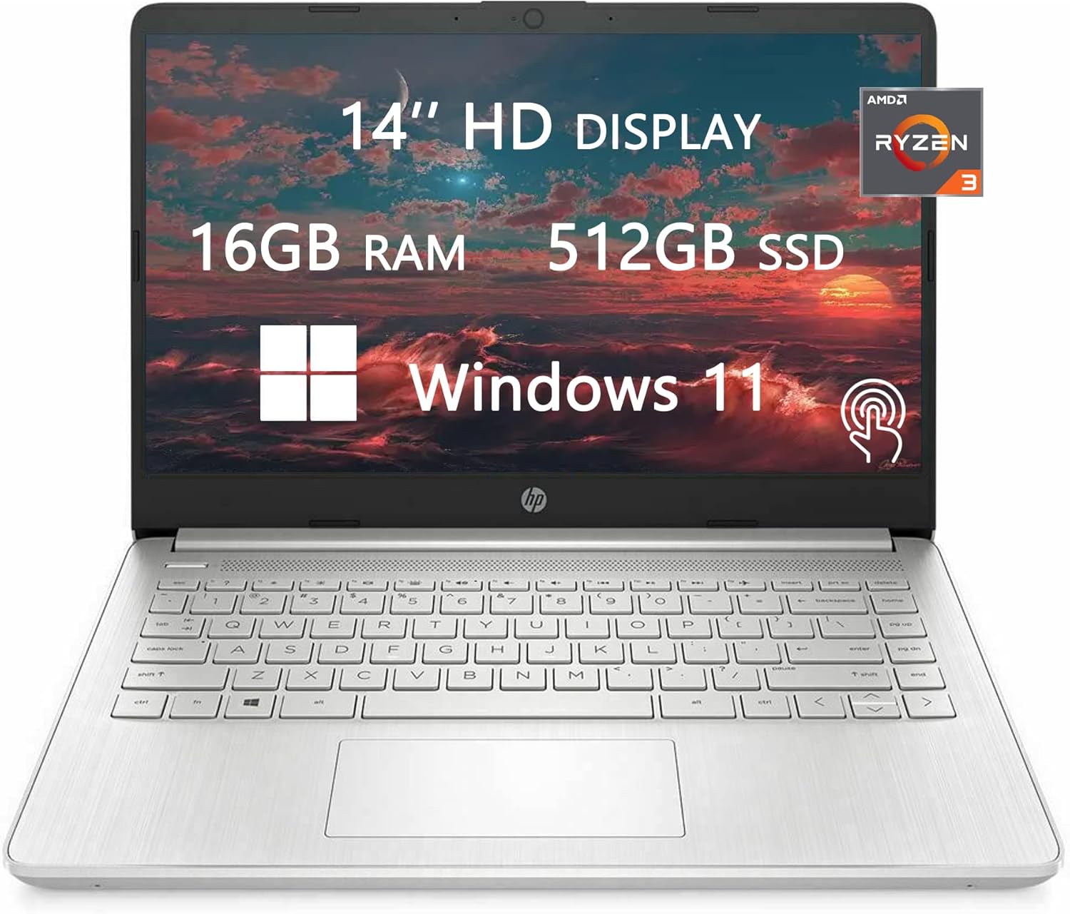 HP 2022 Newest TouchScreen Laptops for College Student