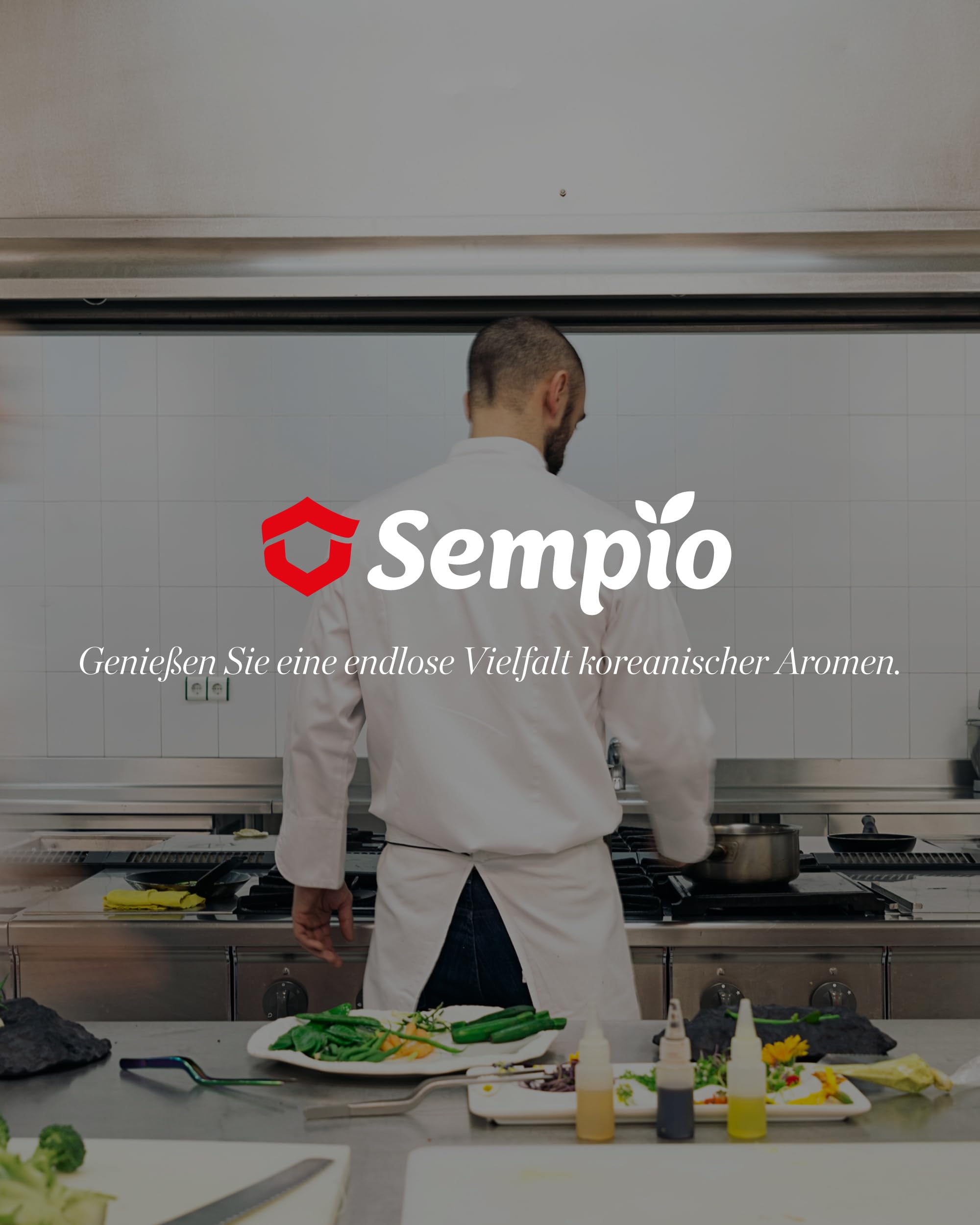 Sempio Kimchi en Lata (Salteado, 160g x 12) - Auténtico Kimchi Coreano de Col Napa en Lata. Vegano, No Transgénico