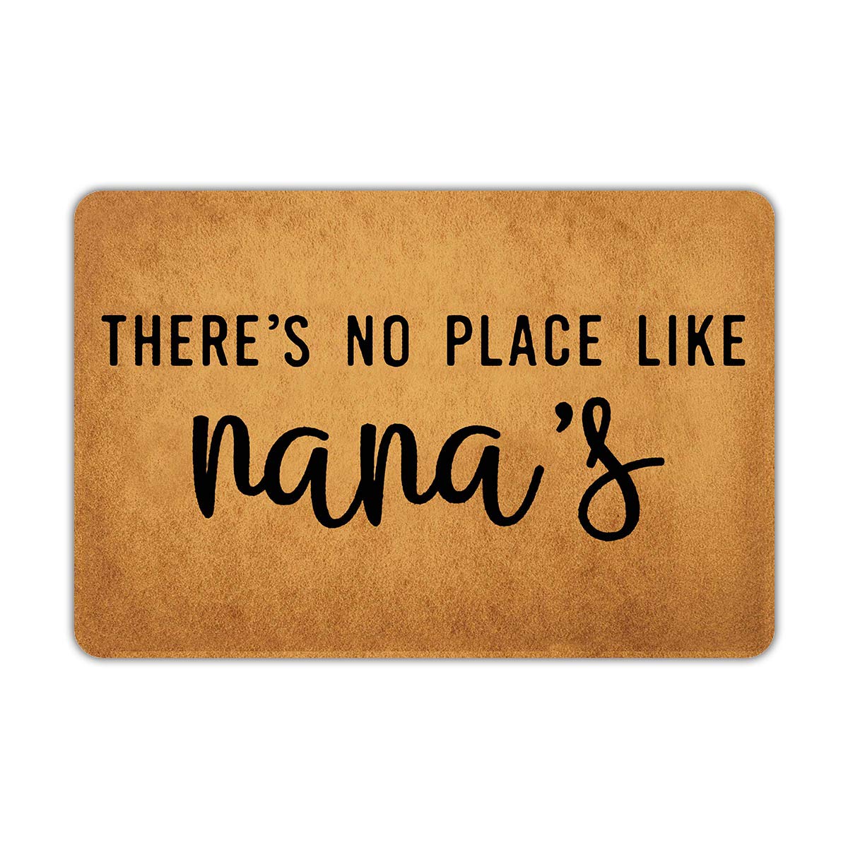 Joelmat There's No Place Like Nana's Entrance Non-Slip Outdoor/Indoor Rubber Door Mats for Front Door/Garden/Kitchen/Bedroom 23.6"x15.7"…