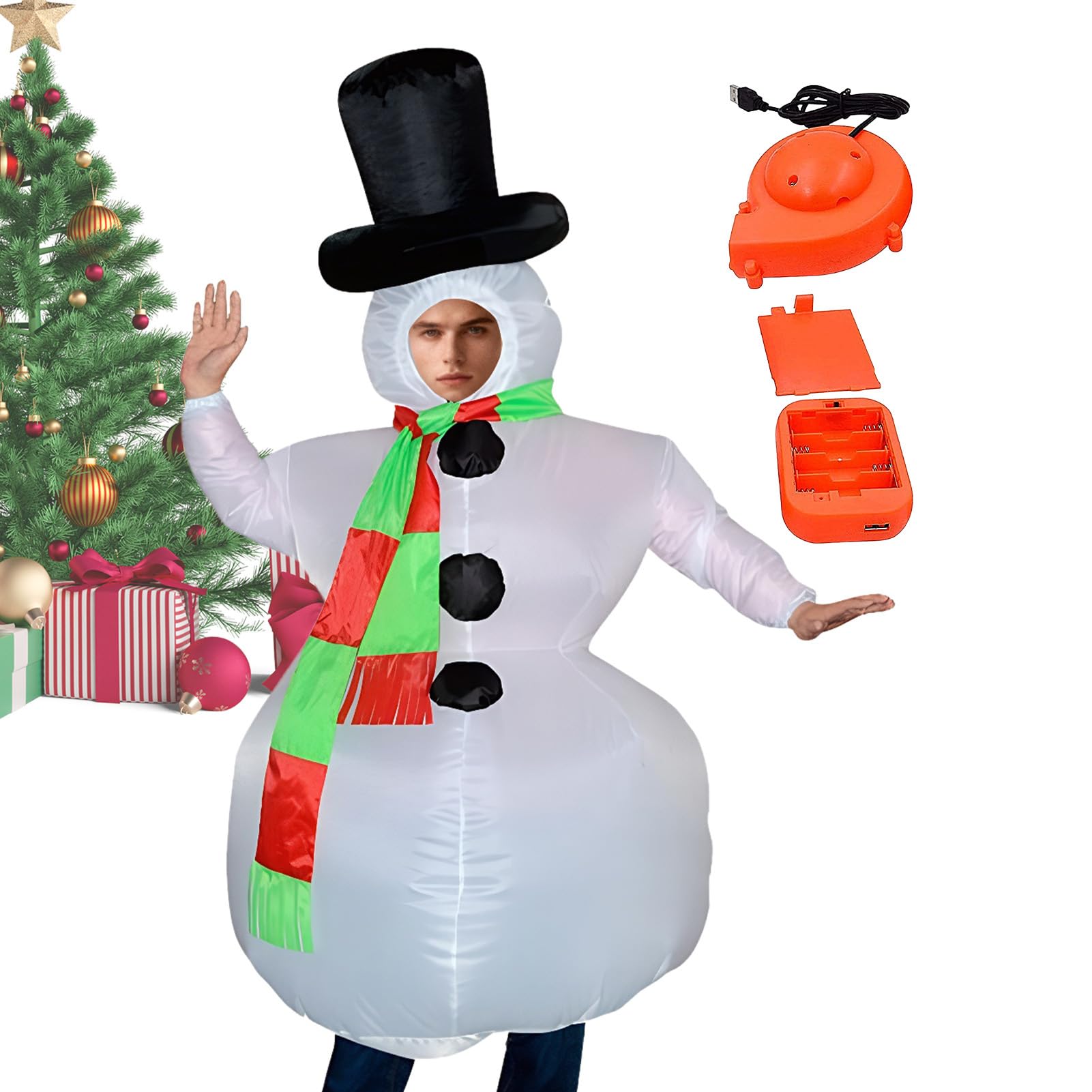 Costume Da Pupazzo Di Neve Gonfiabile Abito Gonfiabile Per Natale