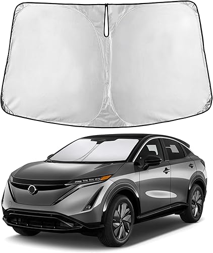 Miniatura 11 de EcoNour Parasol para parabrisas Rivian R1S / R1T 2022-2024 2025 2026, visera solar para parabrisas delantero y ventana, bloqueador de calor UV