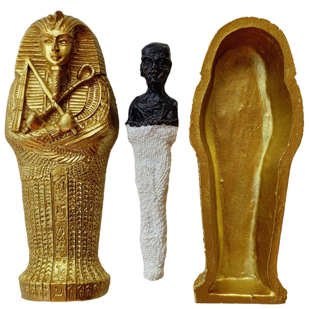 Figurine de momie en résine antique pour sublimer votre décoration de table