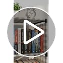 Image of NUMENN 9-Rack Portable Bookshelf Organizer | Multipurpose Fabric Bookcase with Durable Plastic Frame | Open Display Storage Rack for Living Room, Bedroom, Study & Office (9 Layer with Cover)