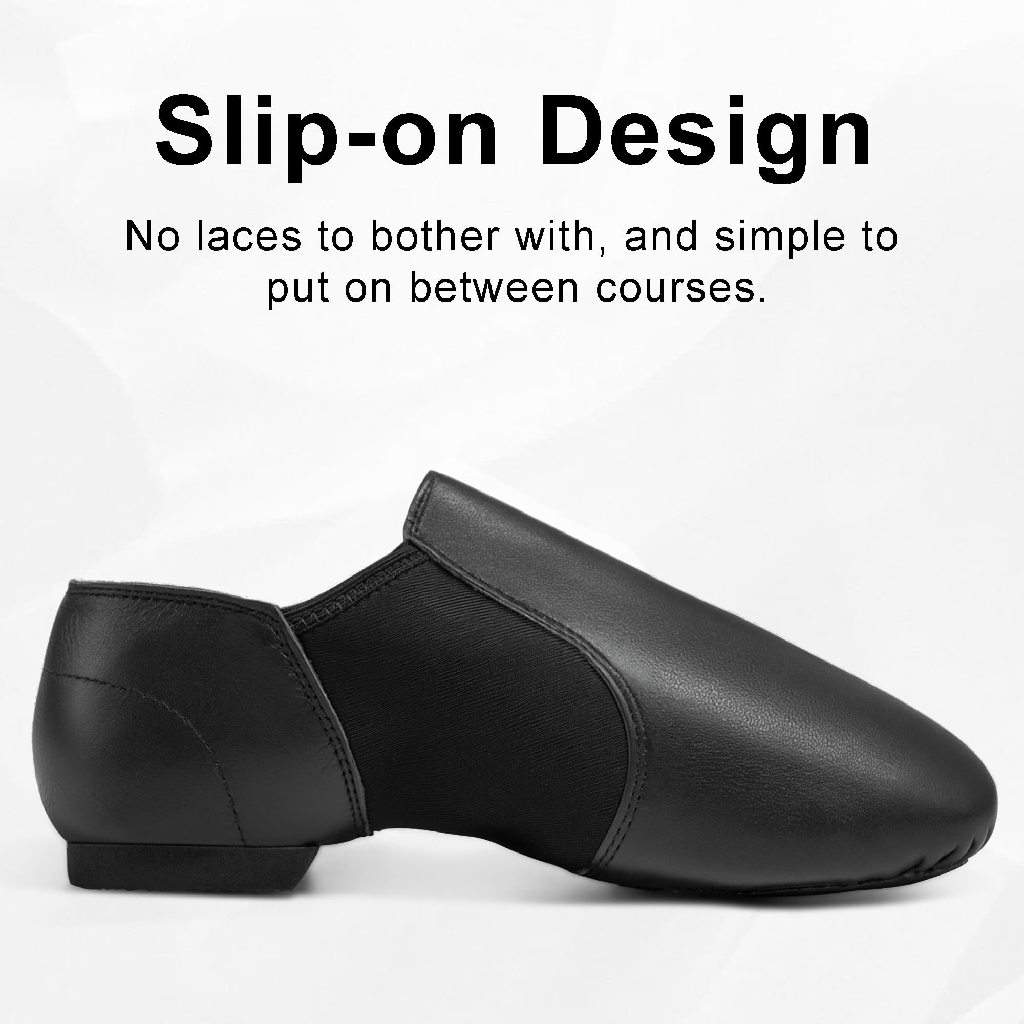 Girls Jazz Shoes Split Sole Slip on Dance Shoes for Kids