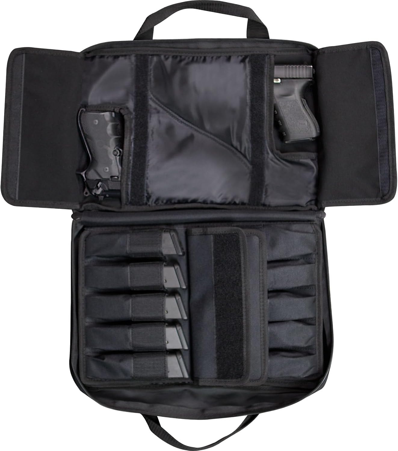 MidwayUSA Tactical Four Pistol Case Black