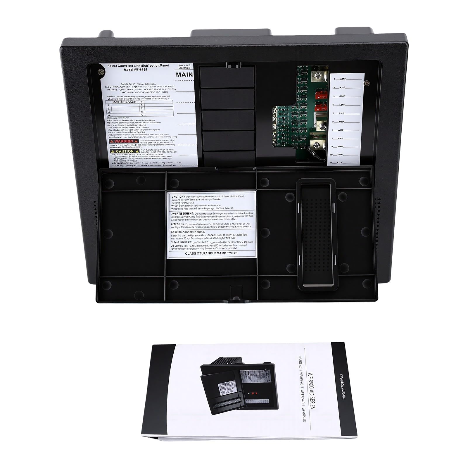 Tbest Convertisseur Chargeur pour Camping Car, Chargeur Intelligent 3