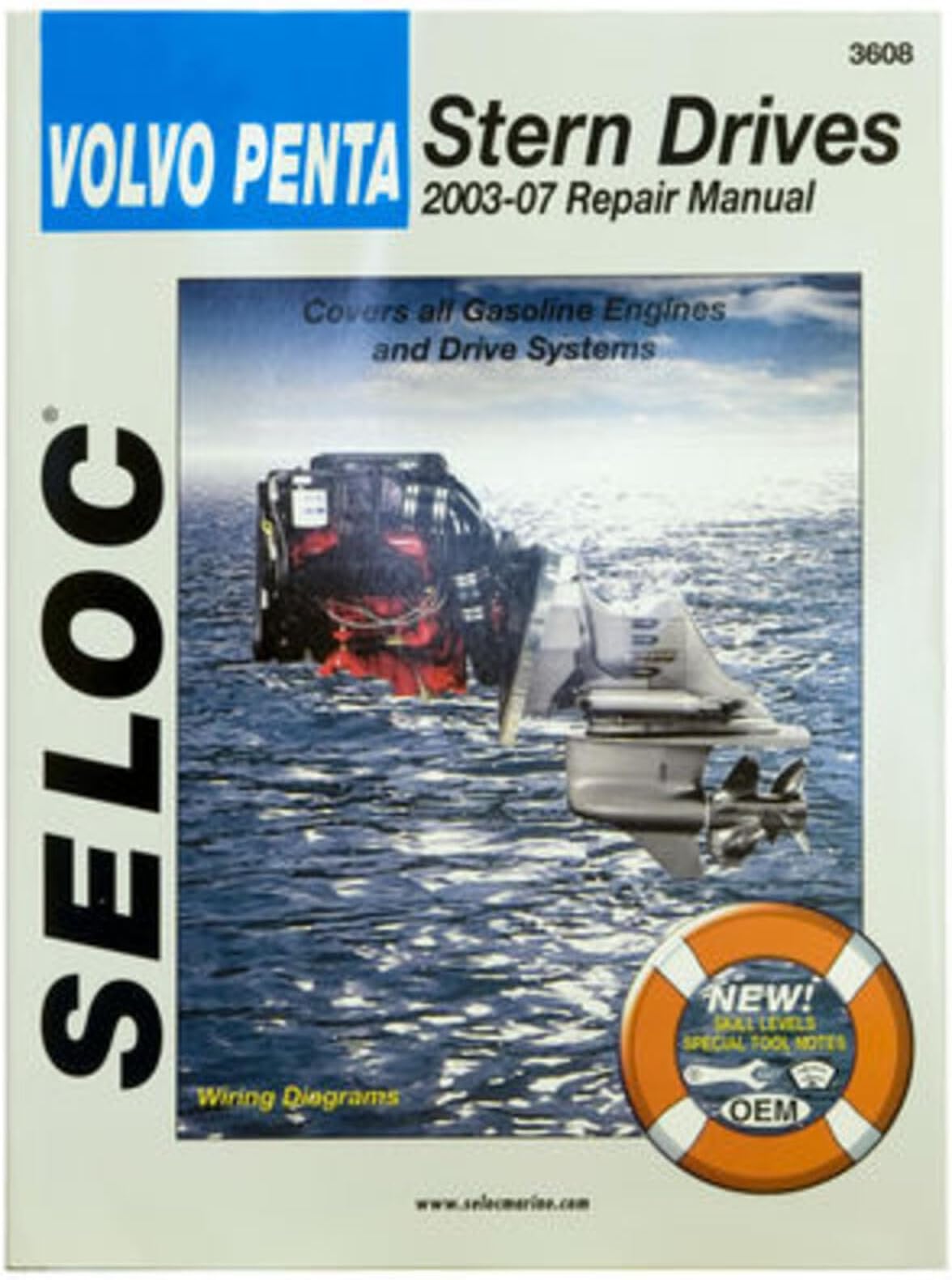 International Seloc Manual 18-03608 Volvo/Penta Stern Drives Repair 2003-2012 Gasoline Engine & Drive System