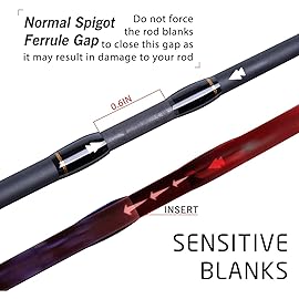 4 Piece Travel Spinning Fishing Rods Portable 4 Sections Lightweight Carbon Fiber Poles M Power MF Action 8ft Silver