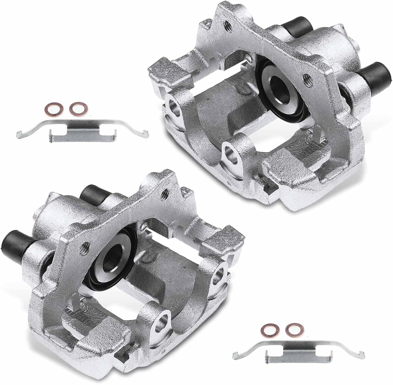 A-Premium Front Driver And Passenger Brake Hydraulic Hose Compatible With Select BMW Models - 323i, 325i, 328i, 335d, 335i, 335is, Z4, 128i, 135i