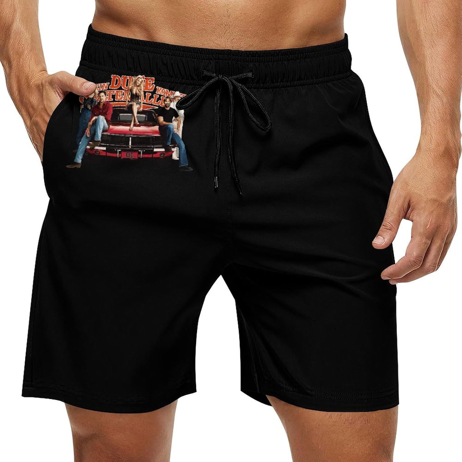 Teen Boys Swimming Trunk for Hazzard Dukes Beach Pants,Board Shorts Bathing Suit