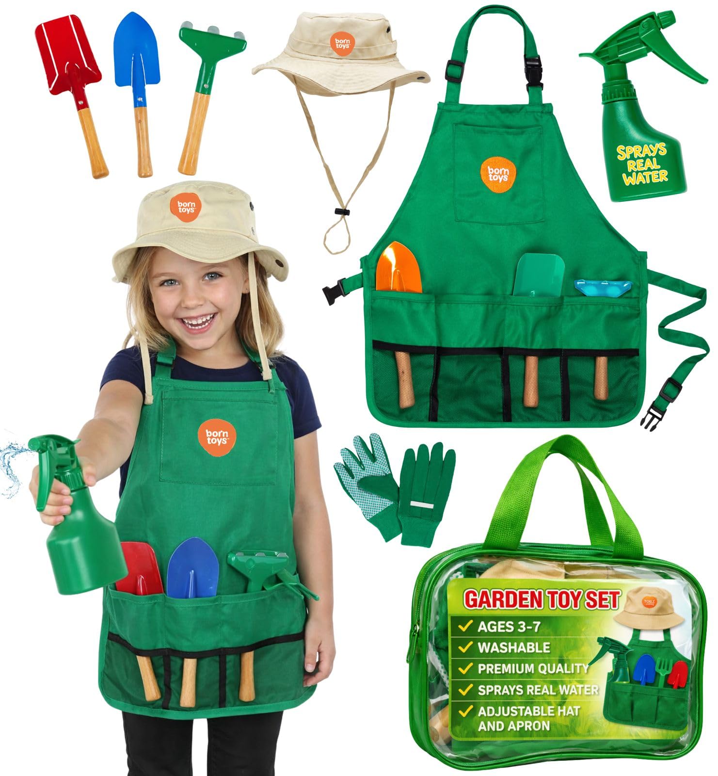 Born Toys Kids Garden Set