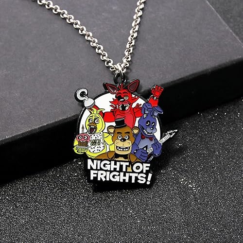 Miniatura 6 de FNAF - Insignia de guardia de seguridad Pin de guardia nocturno de Freddy Fazbear Regalos de disfraz de la FNAF para niños, hombres, mujeres y