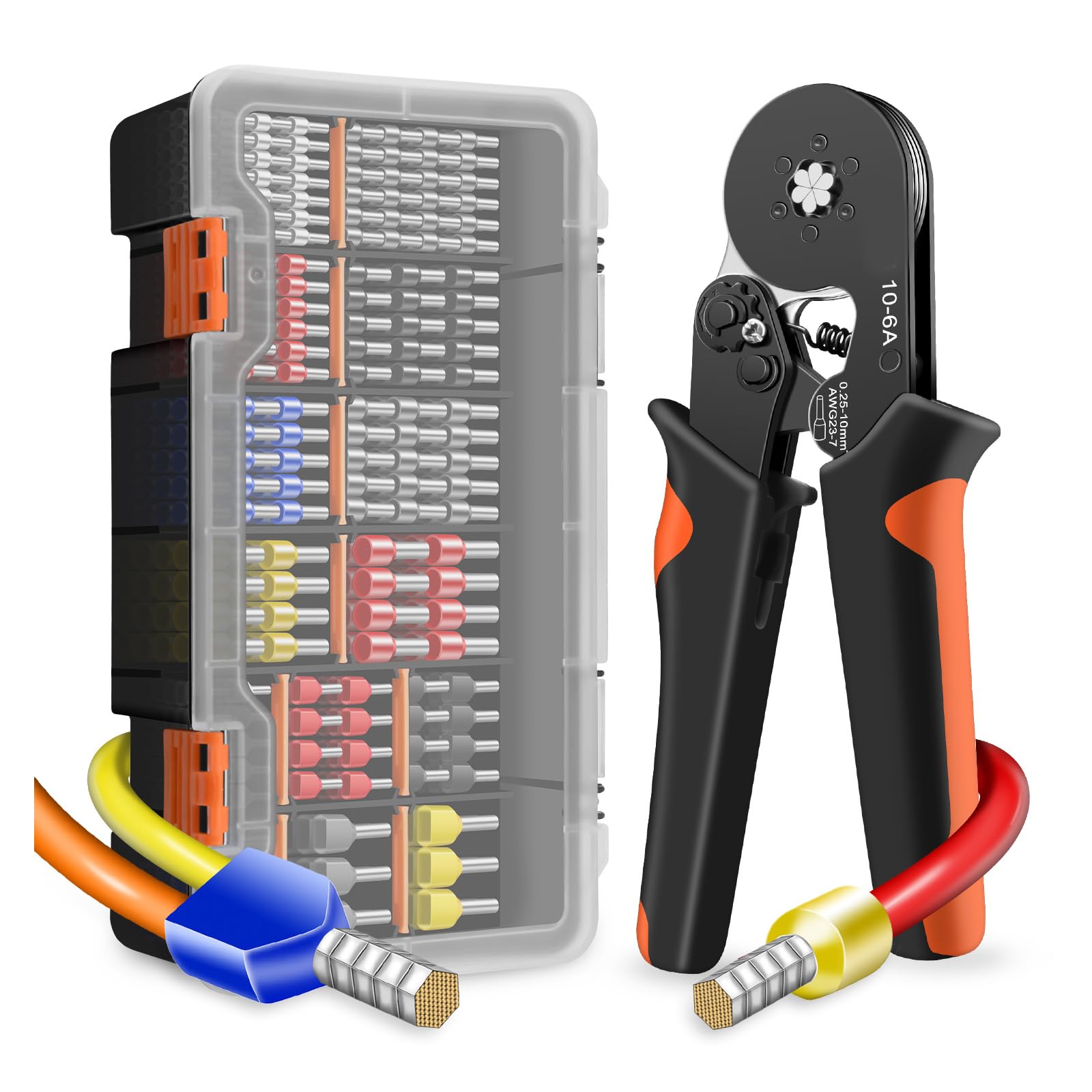 Accuracy Wire Crimping Set with Ergonomic Design Electrical Crimping Plier for Electricians and Craft Enthusiasts Ratcheting Wire Terminals Crimper