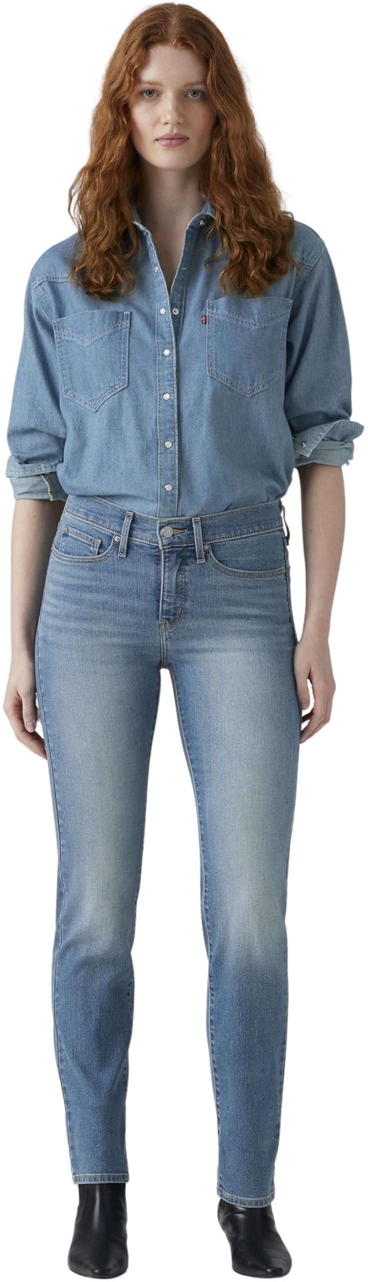 Levi's Damen Jeanshose 314 Shaping mit Stretch-Anteil, Straight Fit