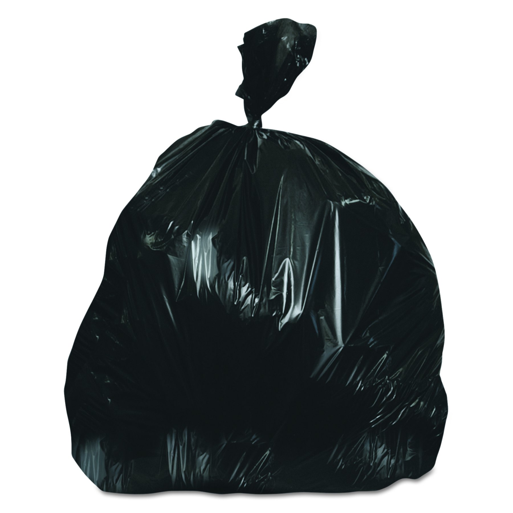 HERZ7660WKR01 - High-Density Coreless Can Liners by Heritage Products – 38 inches x 60 inches, 60.0 gallons, High-Density Polyethylene (HDPE), Blue, Pack of 150