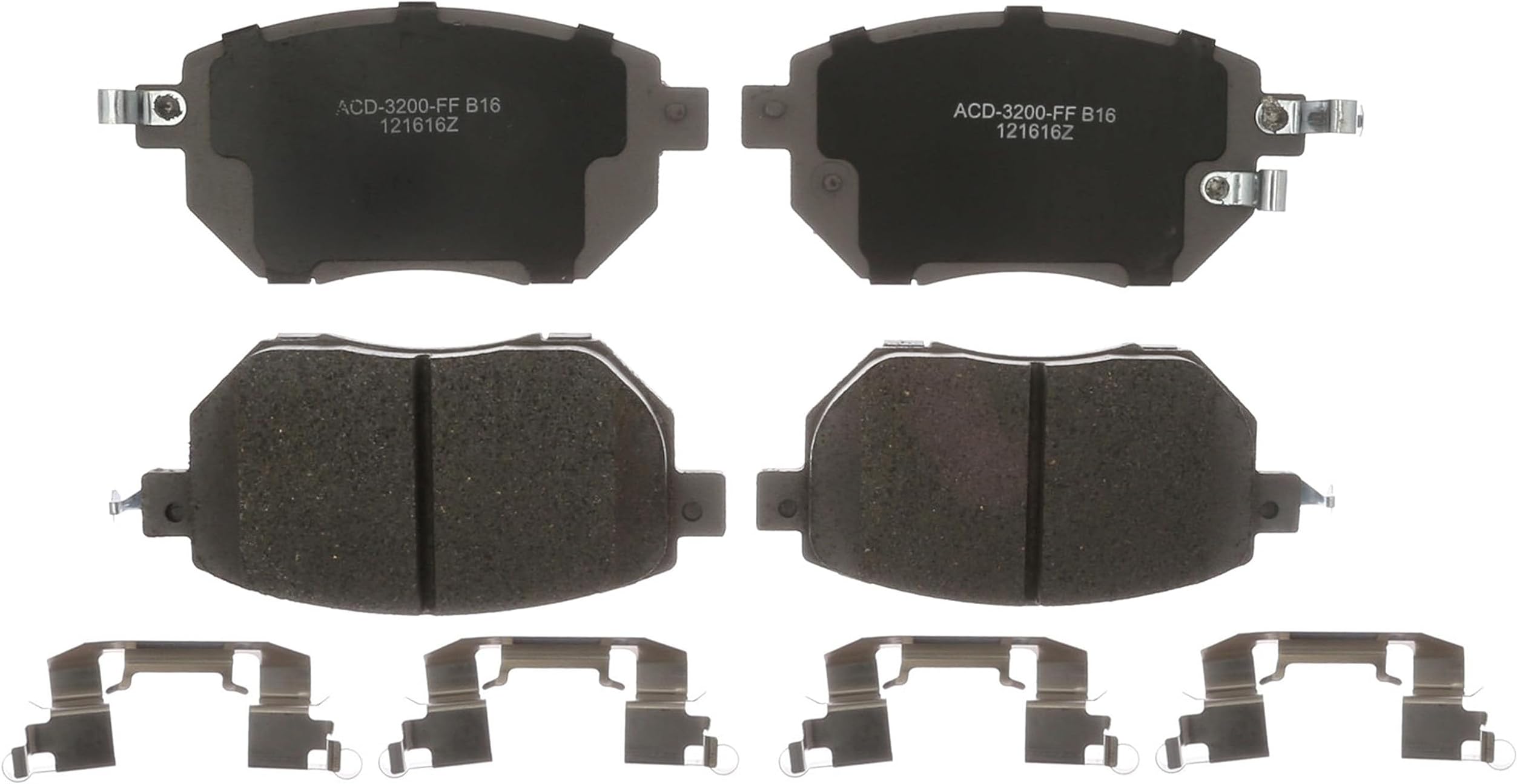 ACDelco 14D1589CH Set Pastiglie Freno Ceramiche – Anteriori, Pronte All'Uso - 4