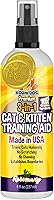 Bodhi Dog 3-in-1 Cat Deterrent Spray & Training Aid - Indoor Outdoor Repellent Stops Scratching Furniture, Rugs, Plants - Made in USA 8oz