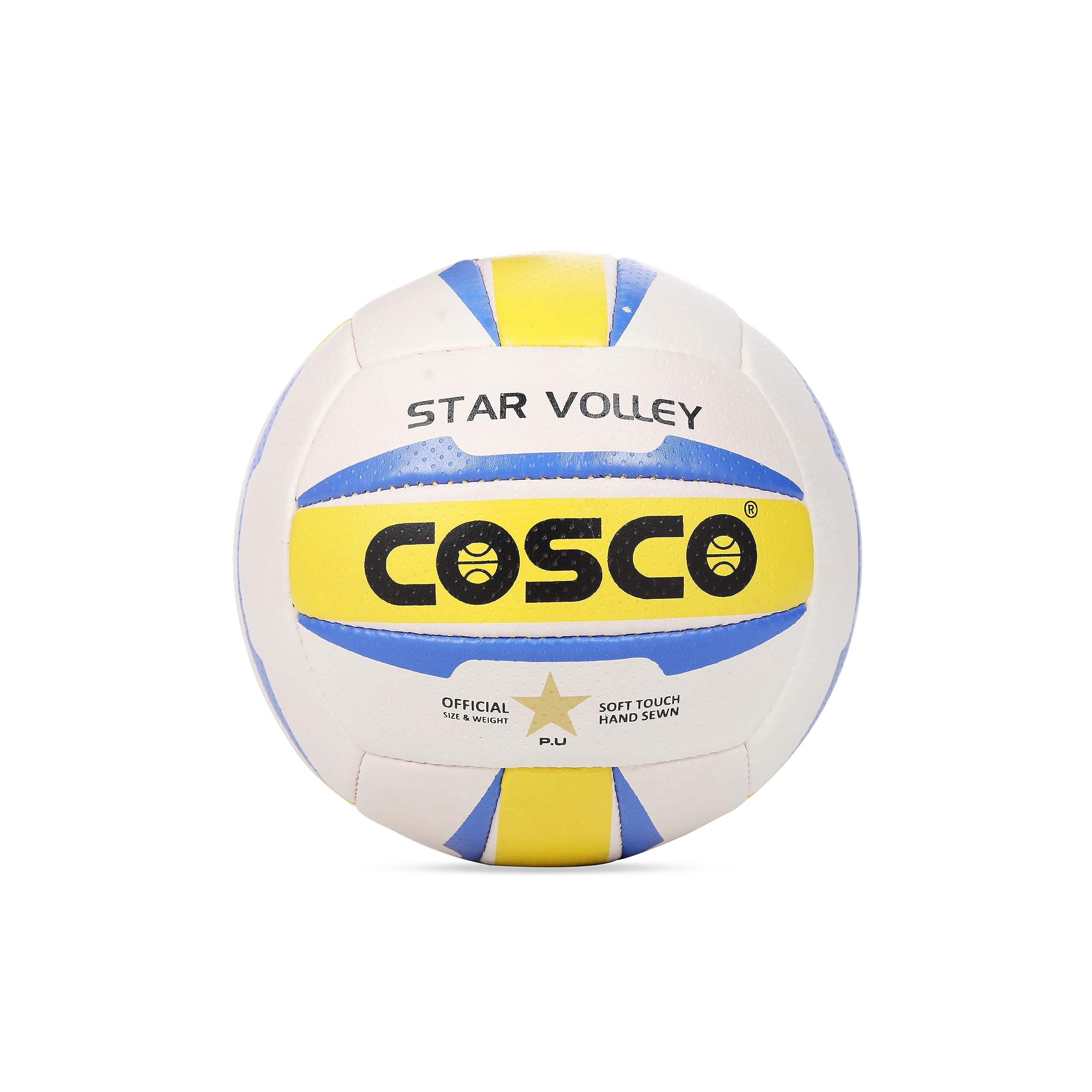 Cosco Leather Star Volley Volleyball - 18 Panel (Colour may Vary), Size- 4, Multicolour (B01M13IGLT) Amazon Price History, Amazon Price Tracker