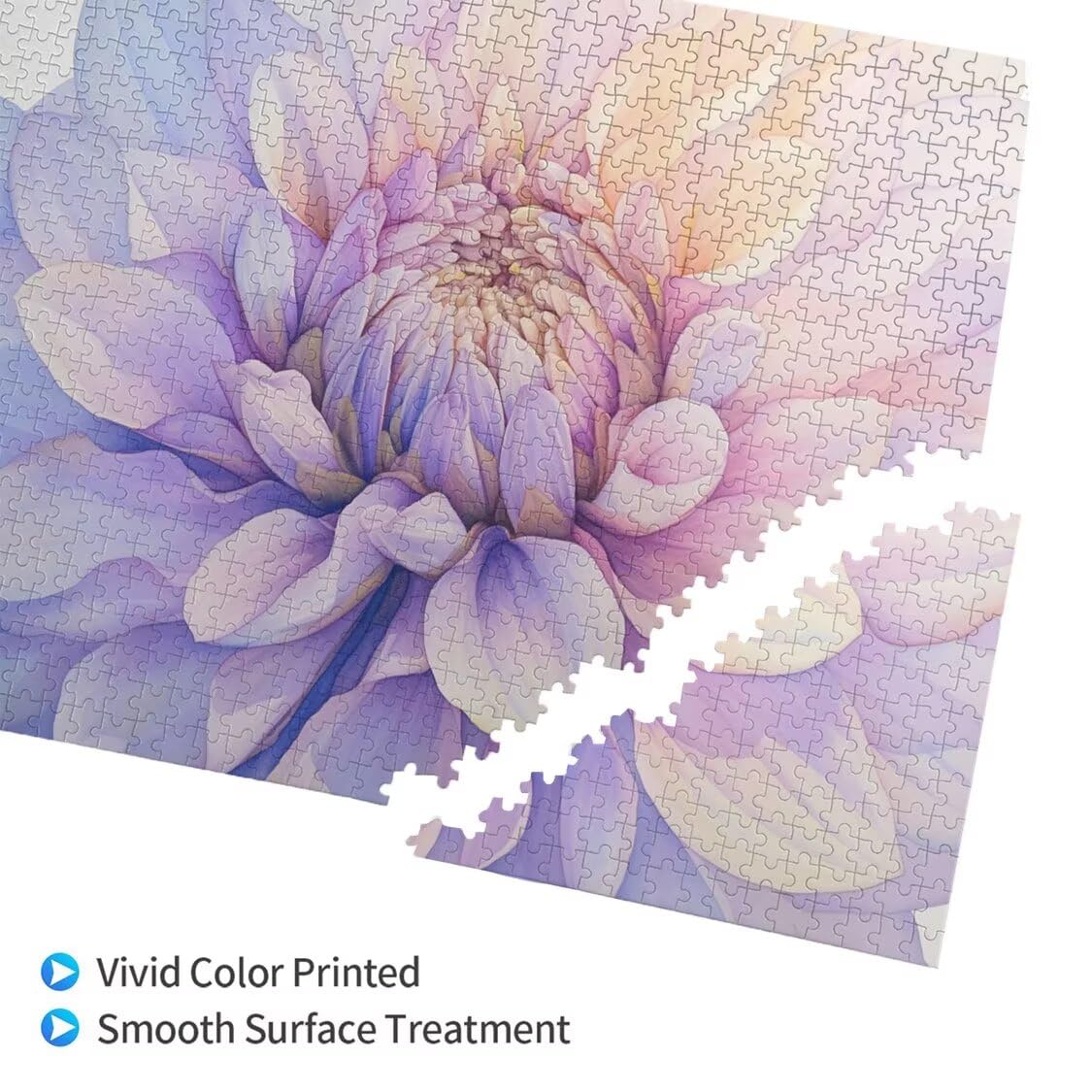 Puzzle Fleur Puzzle 6000 Pieces Adultes Paysage, Défi Impossible Jigsaw Jeu, Unique Attrayant Défi Jeu Idéal pour Les Loisirs en Famille, Adolescents Les Hommes Et Les Femmes - Coffret Cadeaux L-53