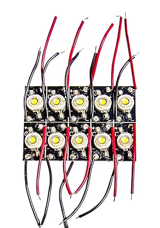SYMFONIA 3 Watt Cool White SMD LED Diode Bulb Lamp with Heatsink (10 pcs)