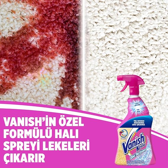 Vanish Kosla Oxi Action Zorlu Lekelere Özel Pratik Leke Çıkarıcı Halı Sprey 500 ml