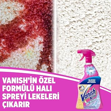Vanish Kosla Oxi Action Zorlu Lekelere Özel Pratik Leke Çıkarıcı Halı Sprey 500 ml