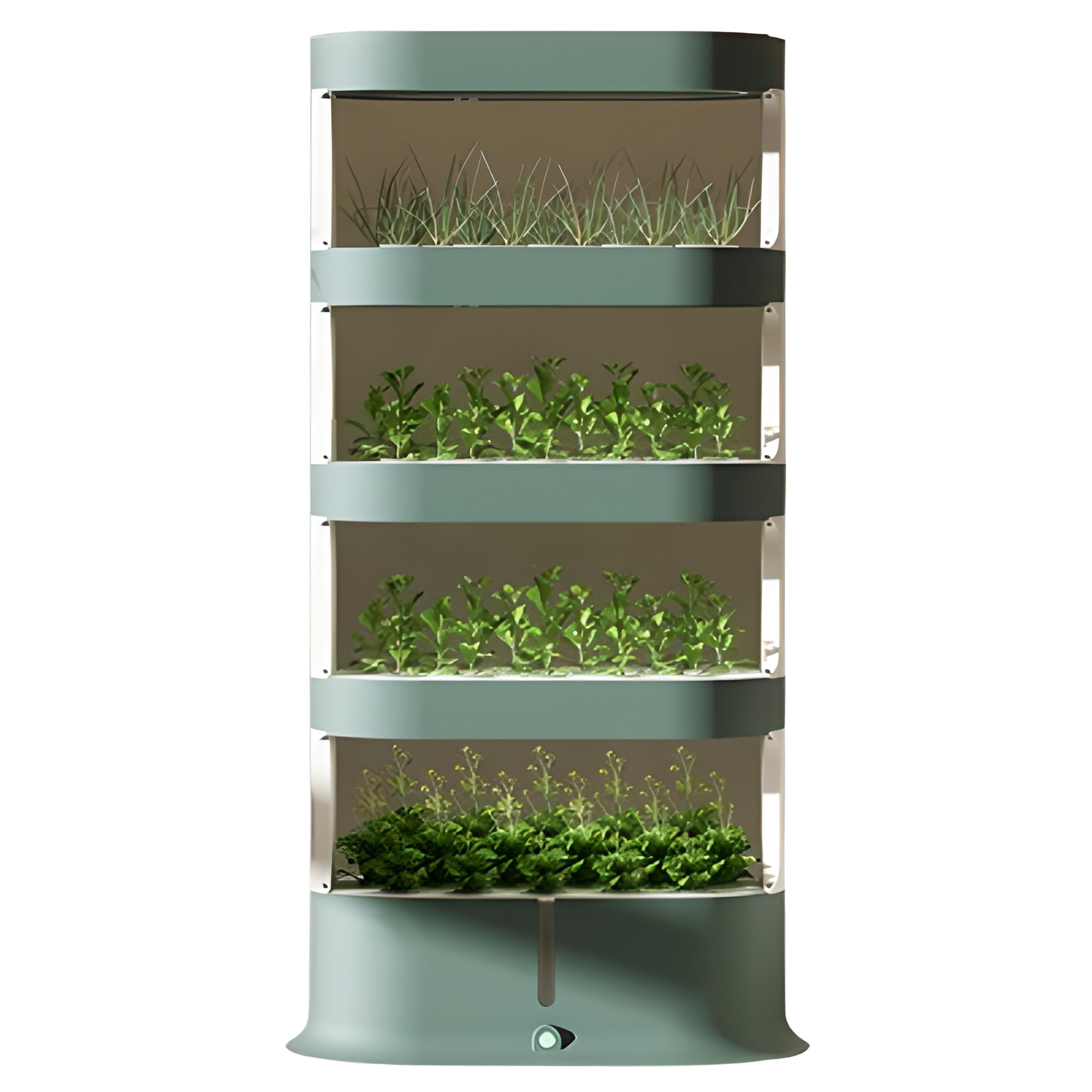 Kit de culture hydroponique avec lampe de croissance LED et cycle d'eau intelligent, jardin vertical intérieur pour germination de plantes, herbes et légumes