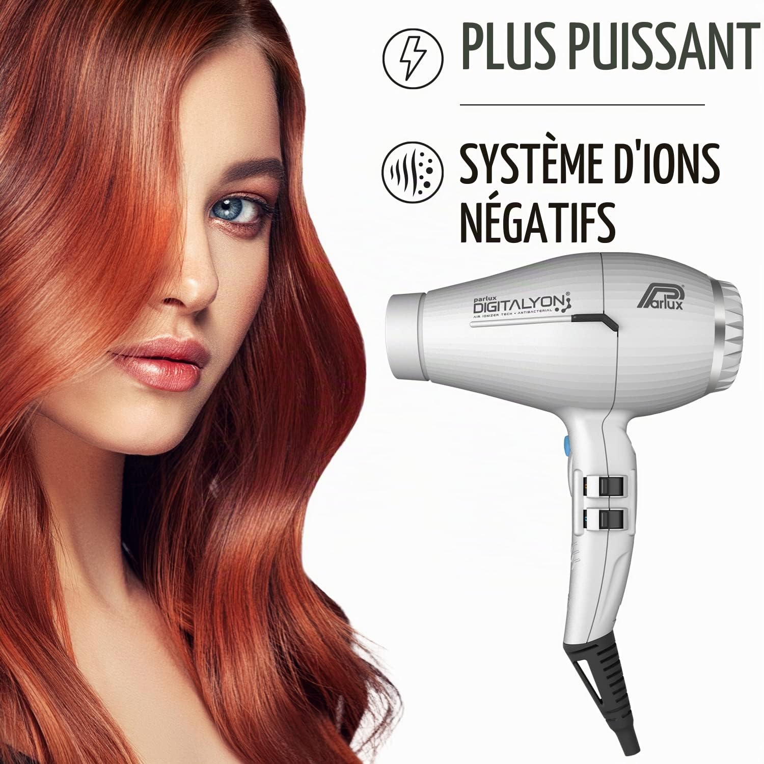 Parlux Digitalyon - sèche-cheveux argent