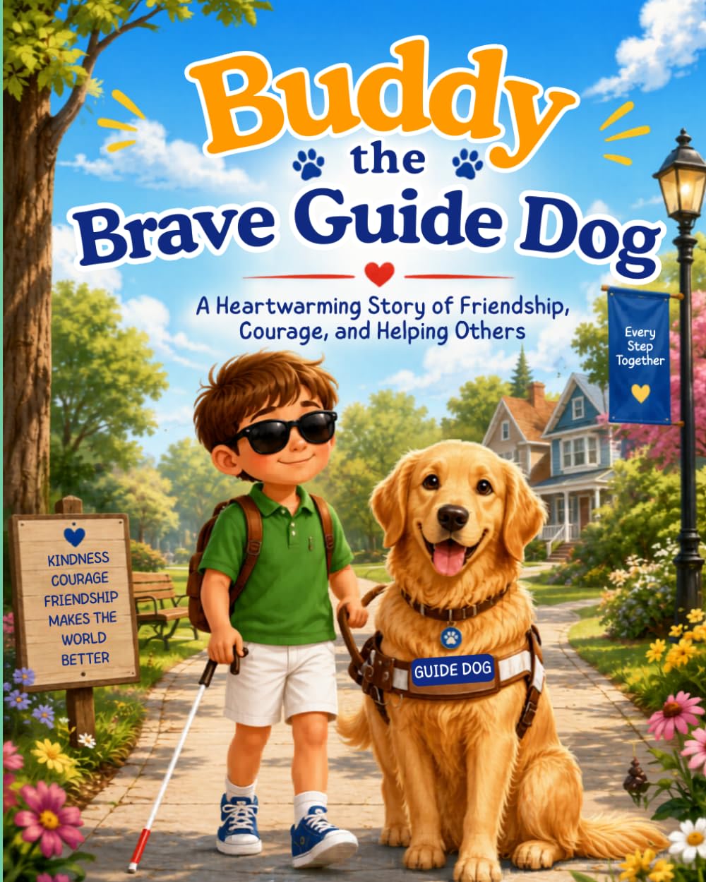 Buddy the Brave Guide Dog: A Heartwarming Children’s E-Book Story About Friendship, Courage, and Helping Others