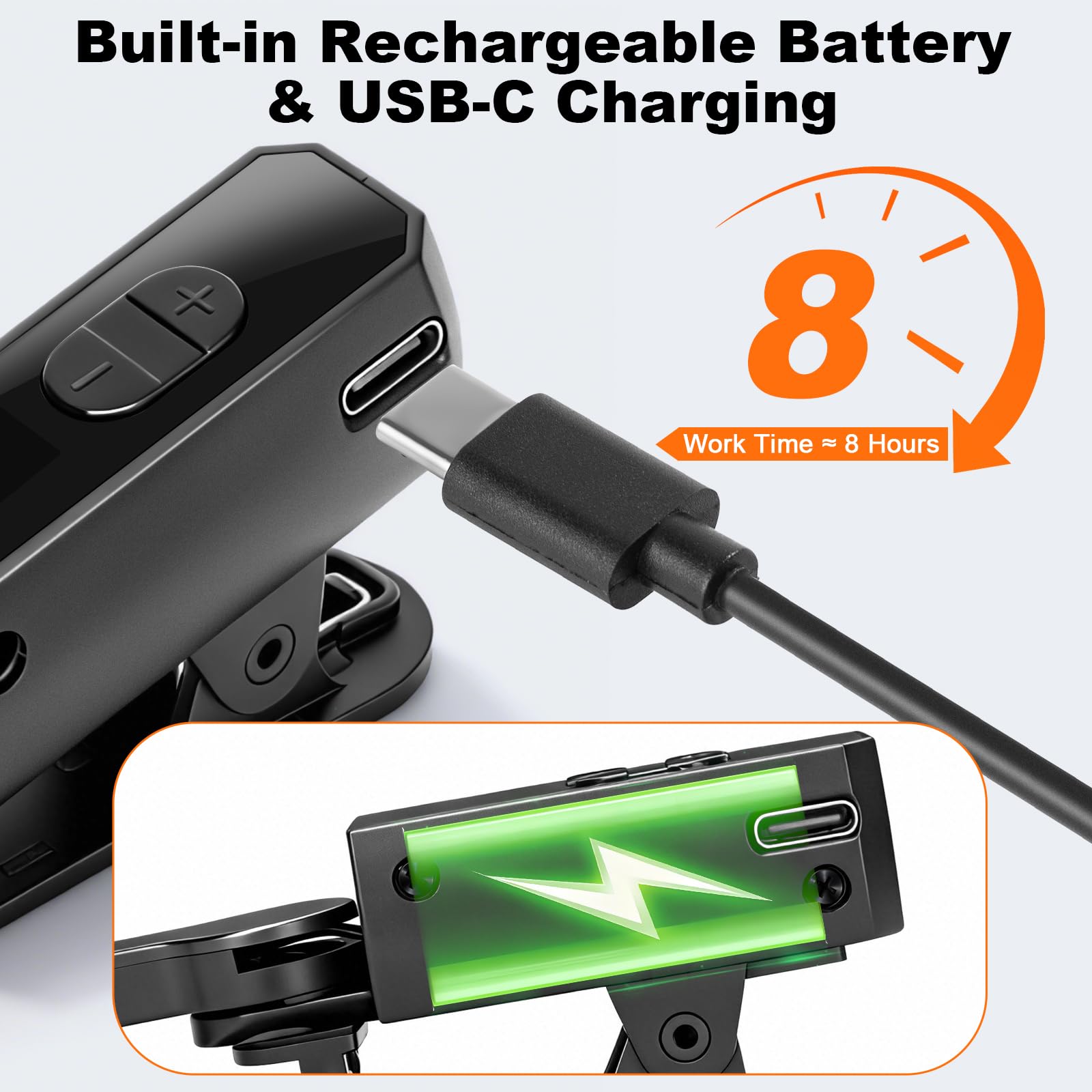 TRELC Clicker automatique rechargeable, portable pour iPhone, iPad, Android, silencieux et 107 vitesses réglables, écran de téléphone pour Tiktok, jeu, diffusions en direct, tâches de récompense