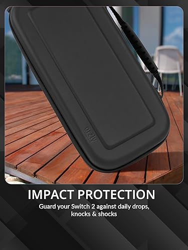 Miniatura 6 de Orzly Case for Nintendo Switch 2 Protective Travel Carry Case with Screen Padding, Game Cards & microSD Slots with Zipped & Open Pockets for Console
