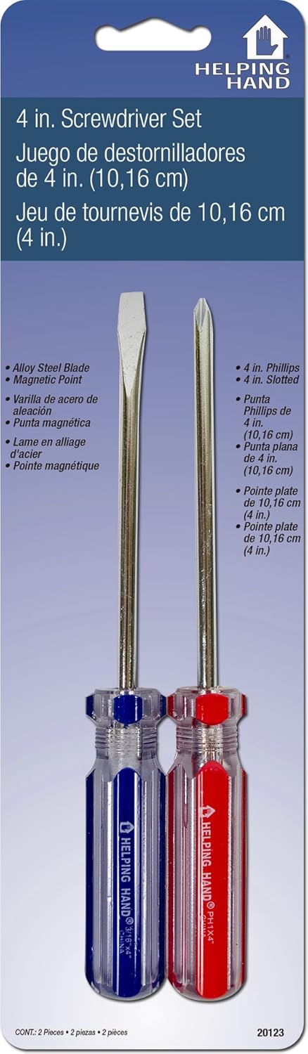 The Faucet Queen FQ20123 Screwdriver (2 Pack), 4"