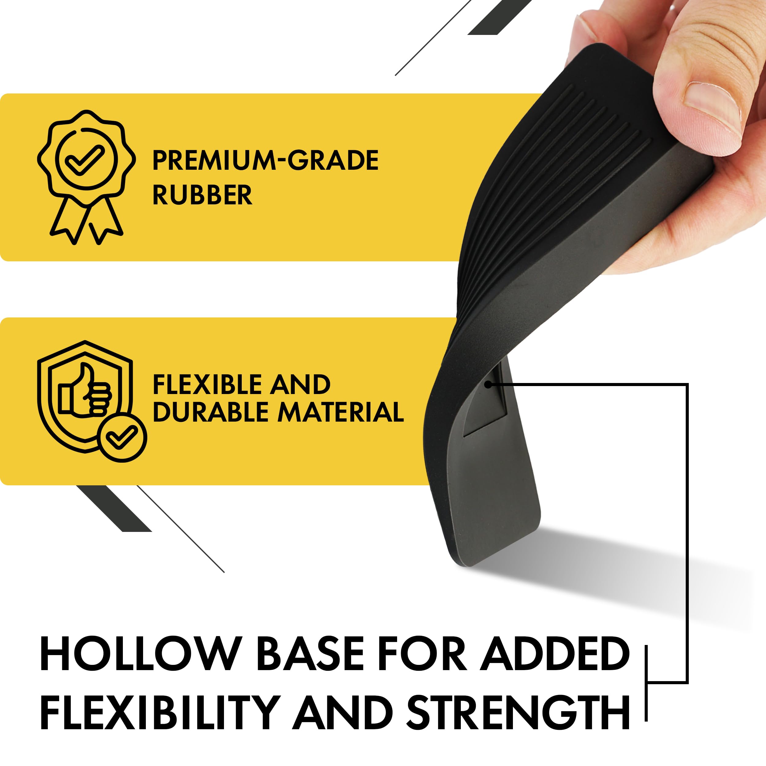 Wunderax Lot De 3 Butées De Porte Décoratives Avec Supports Gratuits, Butée De Porte Fonctionne