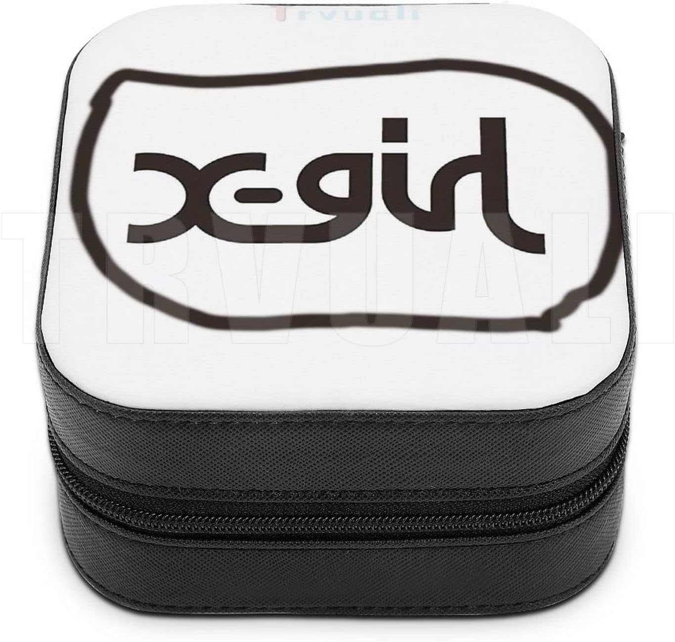 X Girl 2 ジュエリーボックス 収納ボックス ミニ宝石箱 指輪置き セサリーケース ピアス ネックレス Puレザー 旅行用 携帯用ポーチ 持ち運び 分割 おしゃれ かわいい 女の子 人気 キャラクター 10x10x5cm 古典