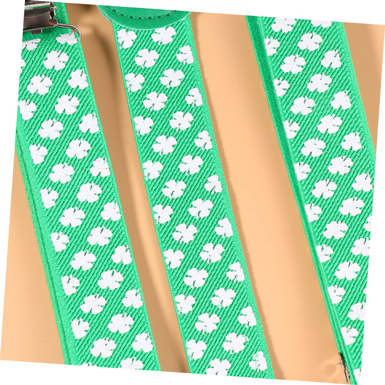 GALPADA 4-leaf Tie Set Party Suspender Bow Tie Suspenders for Patricks Day Attire