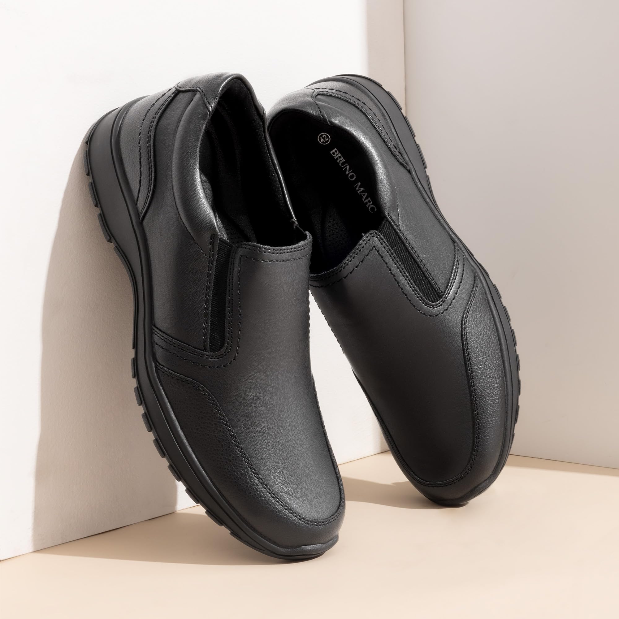 Bruno Marc Męskie buty do garnituru, mokasyny i mokasyny, męskie buty wsuwane, buty męskie