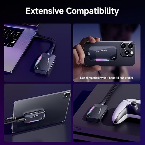 Miniatura 6 de SSD portátil magnético de 2TB, SSD externo de 2050MB/s tipo C USB 3.2 Gen 2x2, grabación y almacenamiento 4K ProRes, aleación de aluminio,