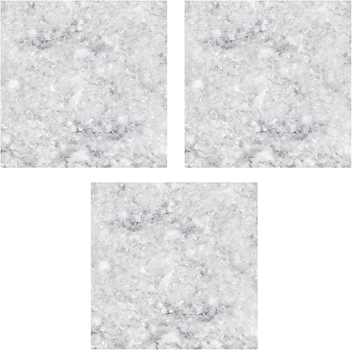 Beistle 6 onzas de nieve artificial brillante para decoraciones de pueblo de Navidad, suministros de manualidades de invierno para vacaciones, color