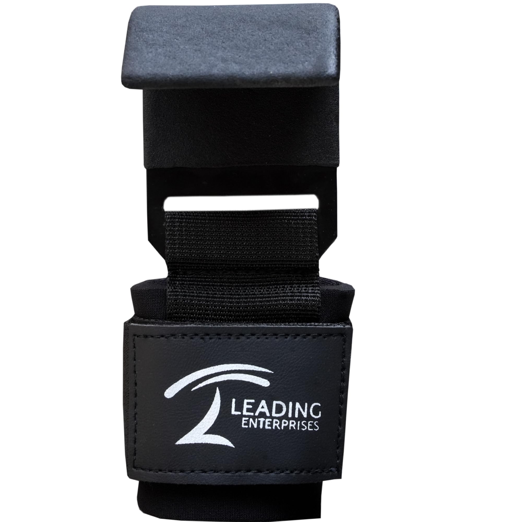 Leading Weight Lifting Hooks Straps Pair, 8mm Neoprene Padded Wrist Wraps, Non-Slip Rubber Grip, for Deadlift Powerlifting - Image 2