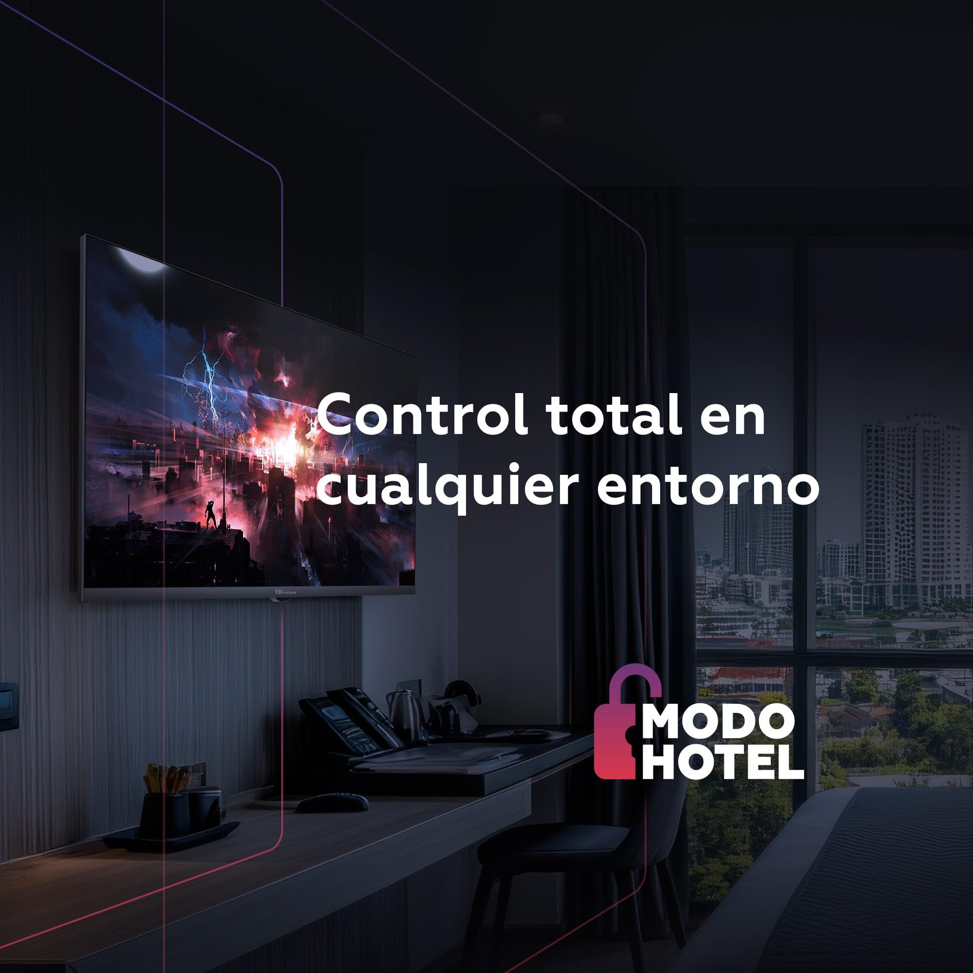 TD Systems - Televisor 40 Pulgadas Full HD no Smart TV, televisión TDT 2025, televisores con 3 años de garantía, 2X HDMI, USB Reproductor y Grabador - PRIME40K21F