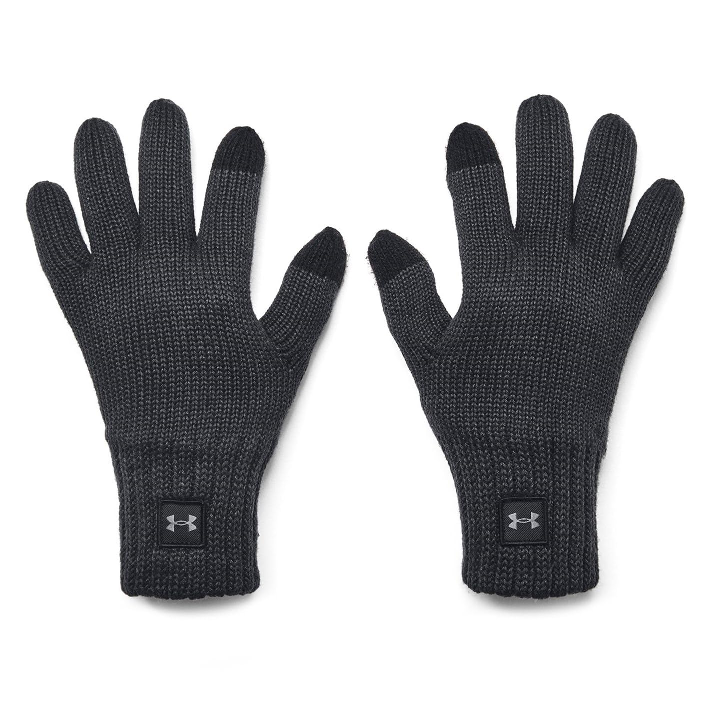 Under Armour Men's Black Ua Halftime Wool Glove Knitted S-M