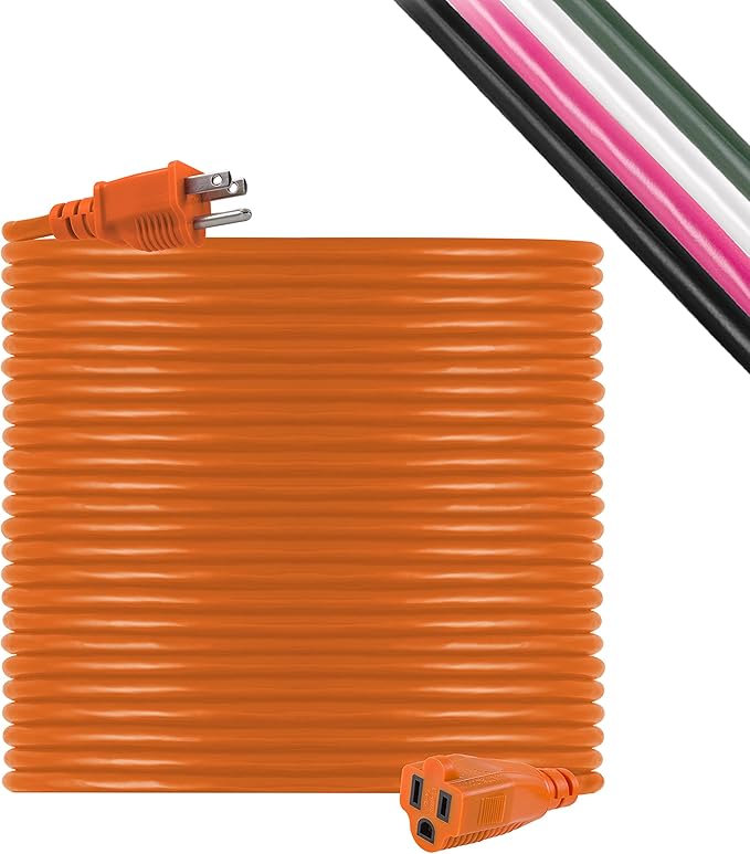 UltraPro Outdoor Extension Cord, 100 Ft, Heavy Duty Extension Cord, Double Insulated