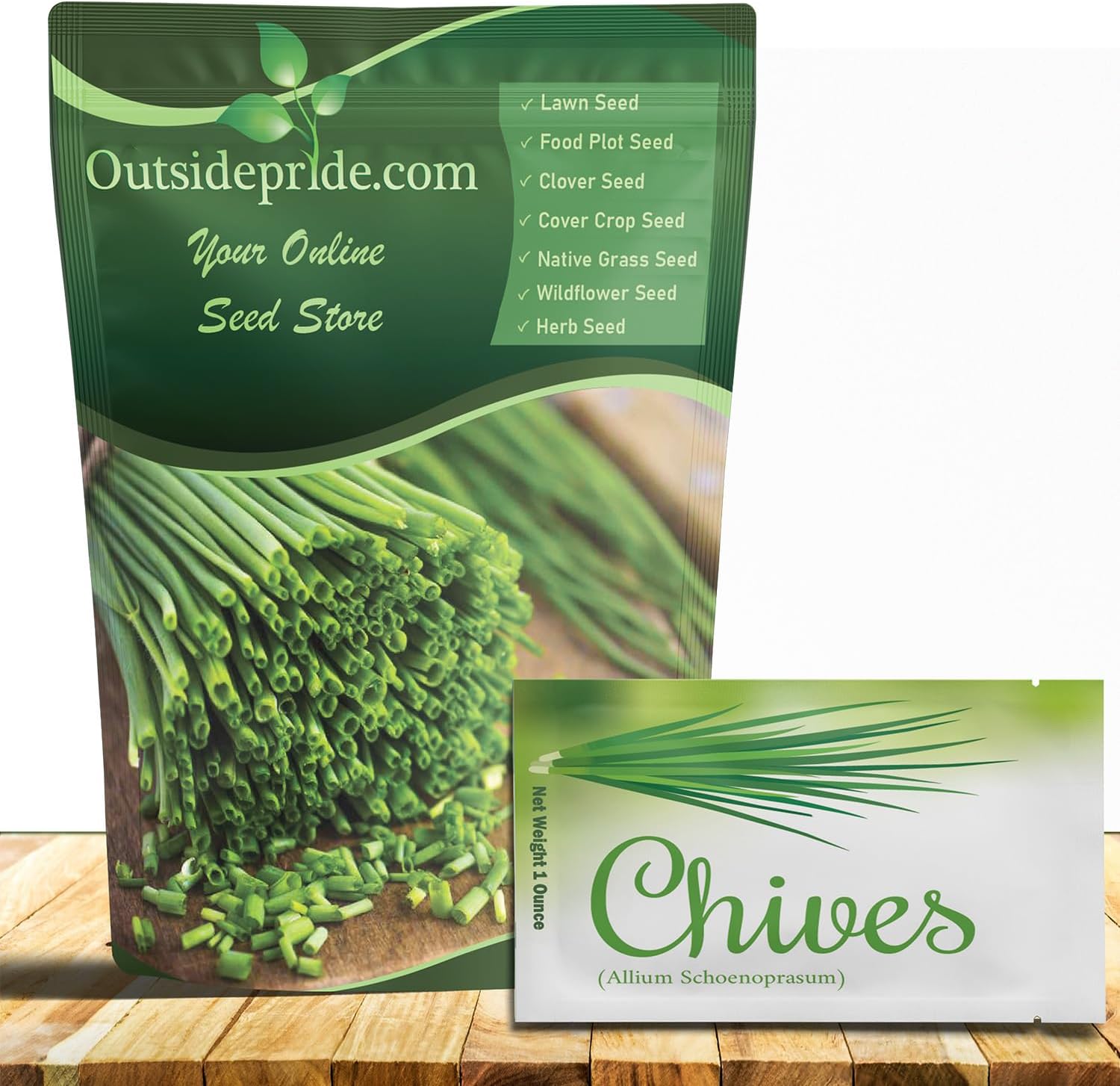 Outsidepride 1 oz. Perennial Chives Herb Garden Seeds for Microgreens, Sprouts, & Cooking