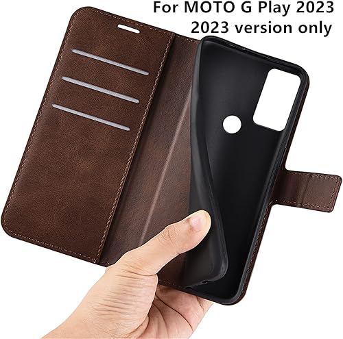Miniatura 6 de Funda con tapa para Motorola Moto G Play 2023 Cartera de piel sintética magnética protectora para teléfono móvil G Play Moto Folio Book Cover con