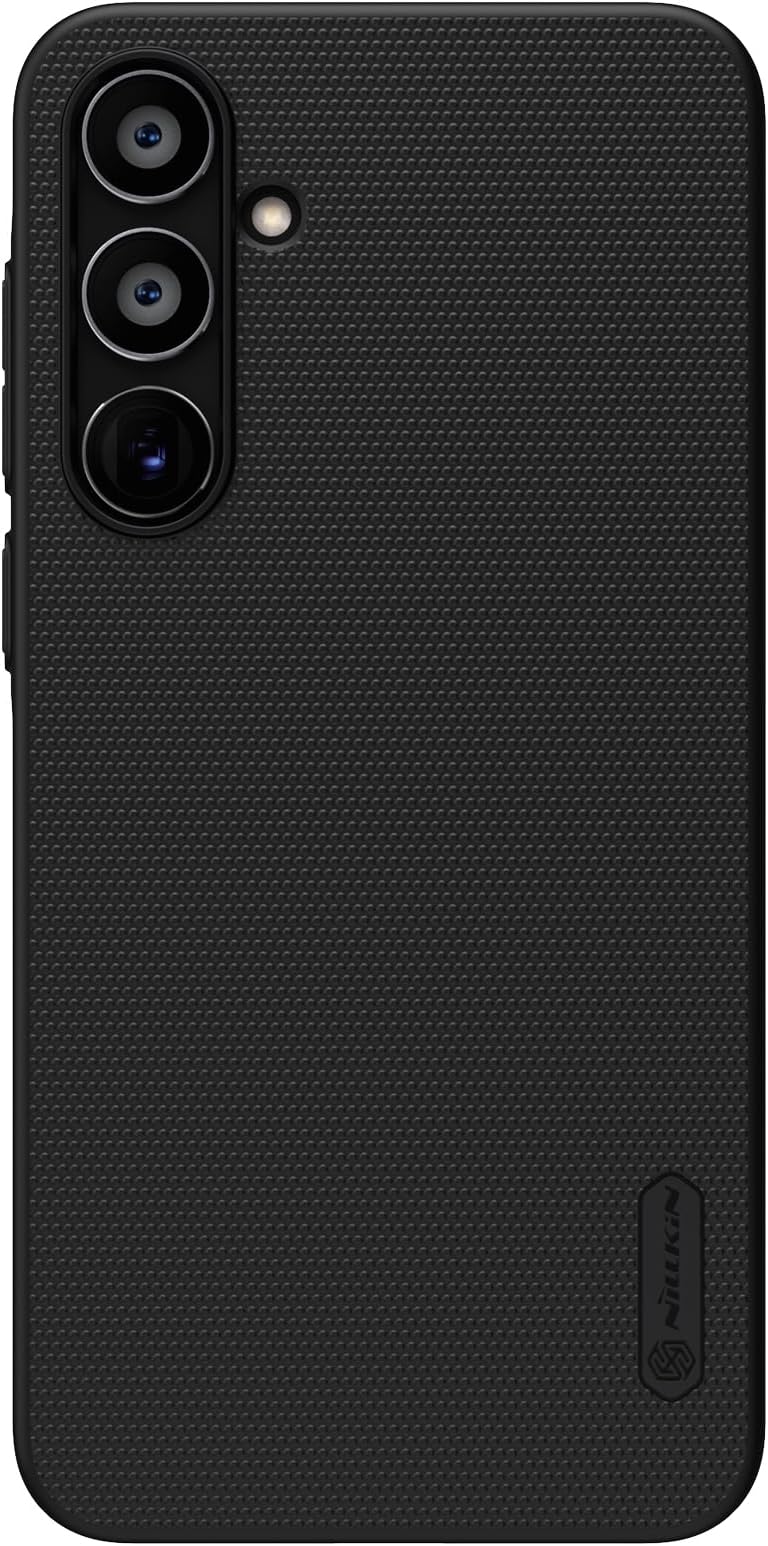 Nillkin Protective Case for Samsung Galaxy A35 5G (6.6" Inch) Super Frosted Hard Back Dotted Grip Cover PC Black Color