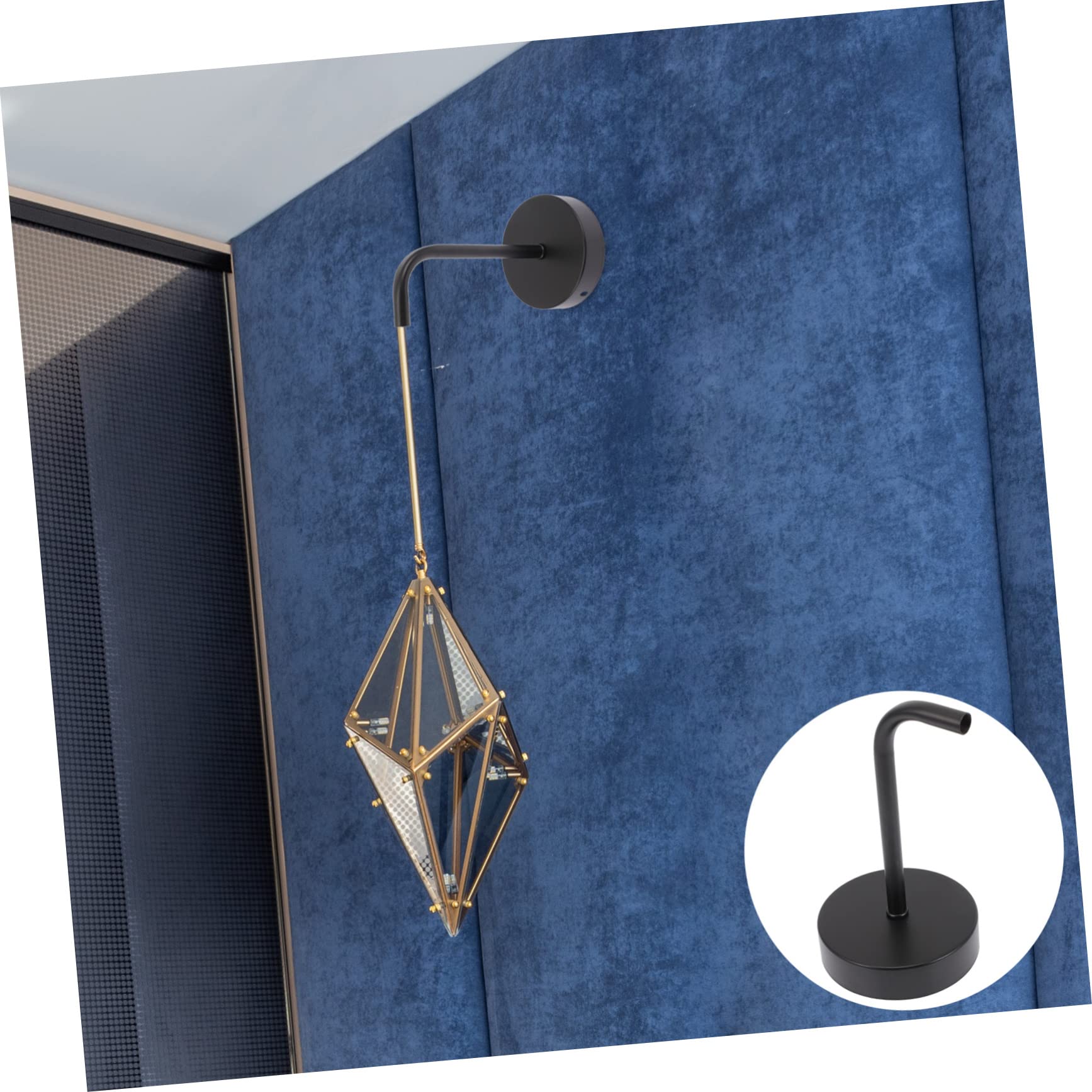 DOITOOL Staffa Per Lampada Da Parete in Metallo Set 2 Pezzi Supporto Braccio Oscillante Per Lampade Industriali E Lampade a Muro Montaggio Facile E Stabile Per Illuminazione Interni